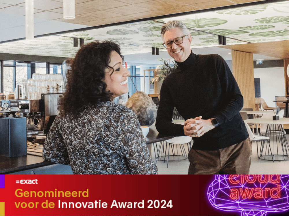 Innovatie zit in ons DNA: genomineerd voor de Exact Innovatie Award 2024!